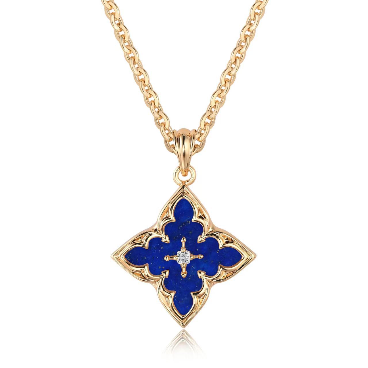 Brown Clover Pendant Nyaklánc | Arany