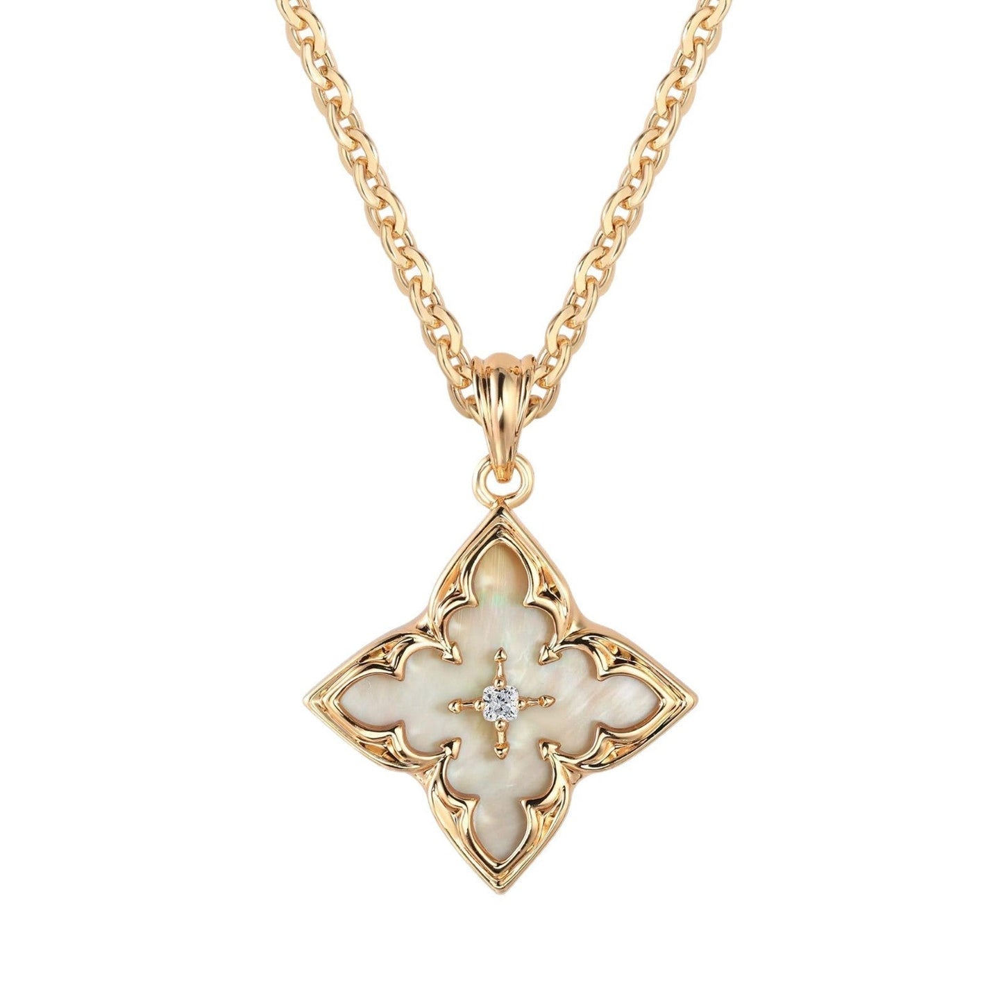 Brown Clover Pendant Nyaklánc | Arany